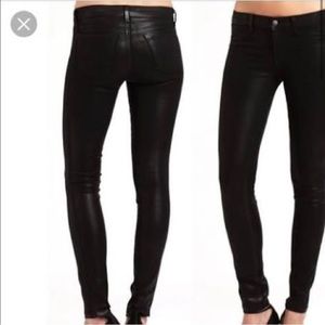 J Brand Super Skinny Coated Jeans!